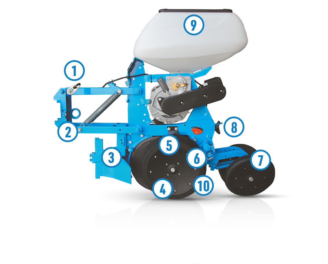 Side view of NG Plus 4 planter